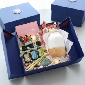 Wood & Ceramic Diffuser + Fresh Air Collection Gift Set