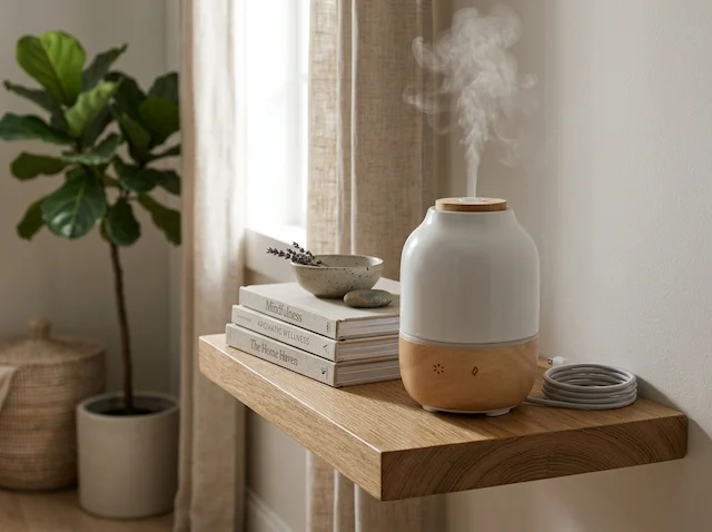 MISTVO Ceramic & Solid Wood Aroma Diffuser