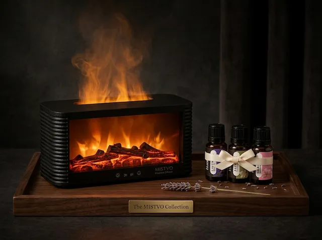 MISTVO diffuser with Sleep Collection essential oils bundle