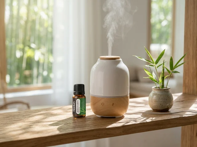 MISTVO wood diffuser with Bamboo oil, natural fresh home
