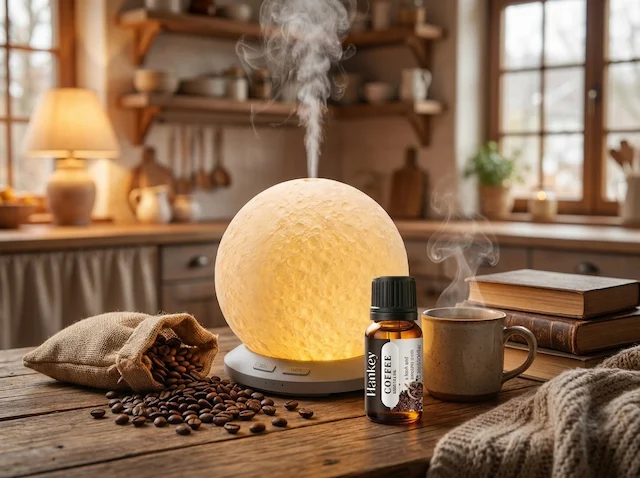 MISTVO diffuser with Coffee oil, warm welcoming home